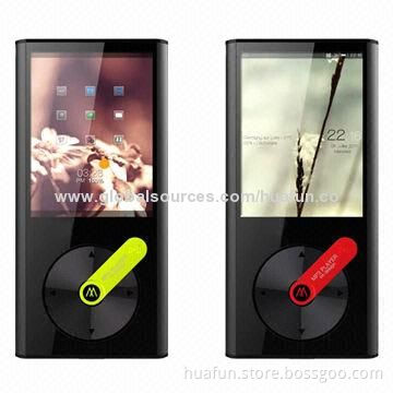 2.4-inch MP4 Players with High-quality Voice Recording, FM Radio and Up to 16GB Flash Memory